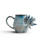 Blue/White  Crystal Mug