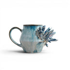 Blue/White  Crystal Mug