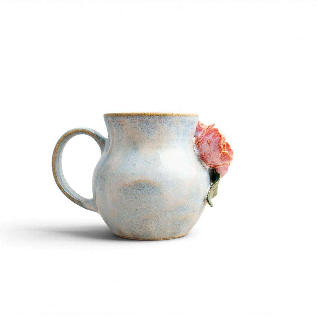 Sunlit Peony Mug