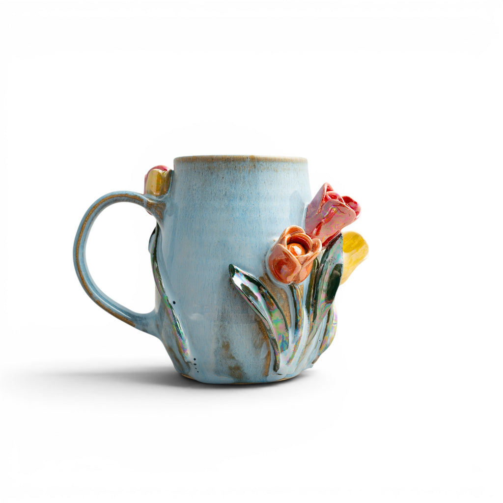 Sky Tulips Mug