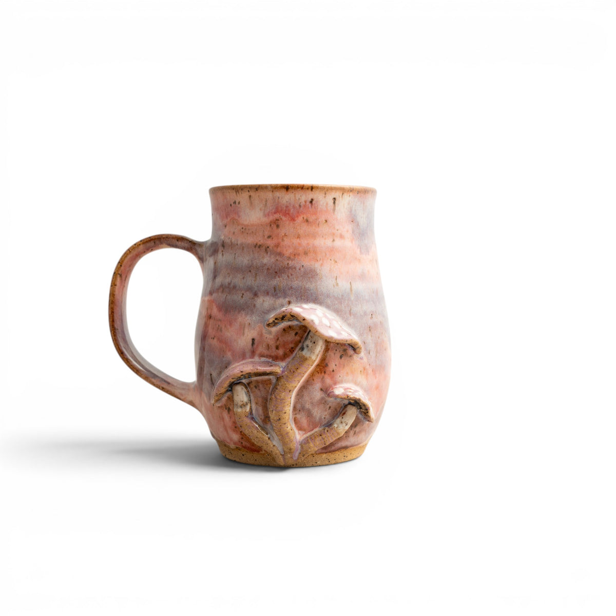 Peach/Pink Mushroom Mug