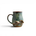 Green/Teal Mushroom Mug