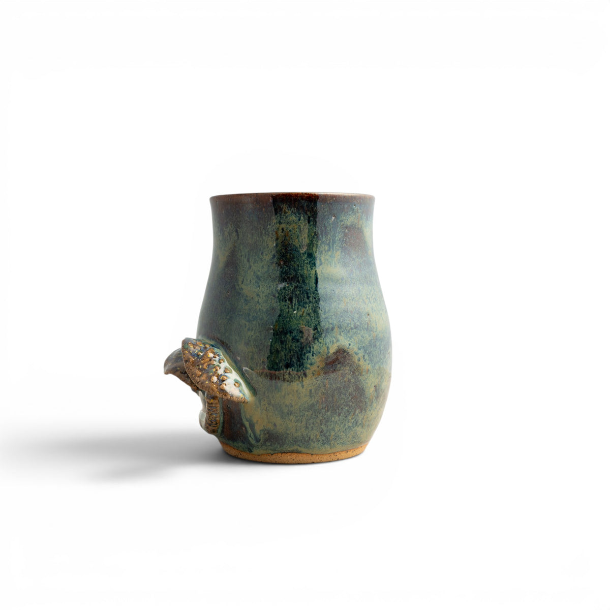 Green/Teal Mushroom Mug