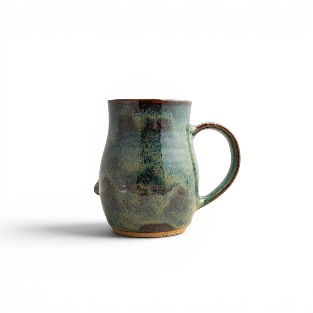 Green/Teal Mushroom Mug