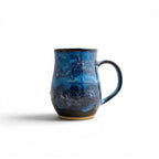 Blue Swirl Mushroom Mug