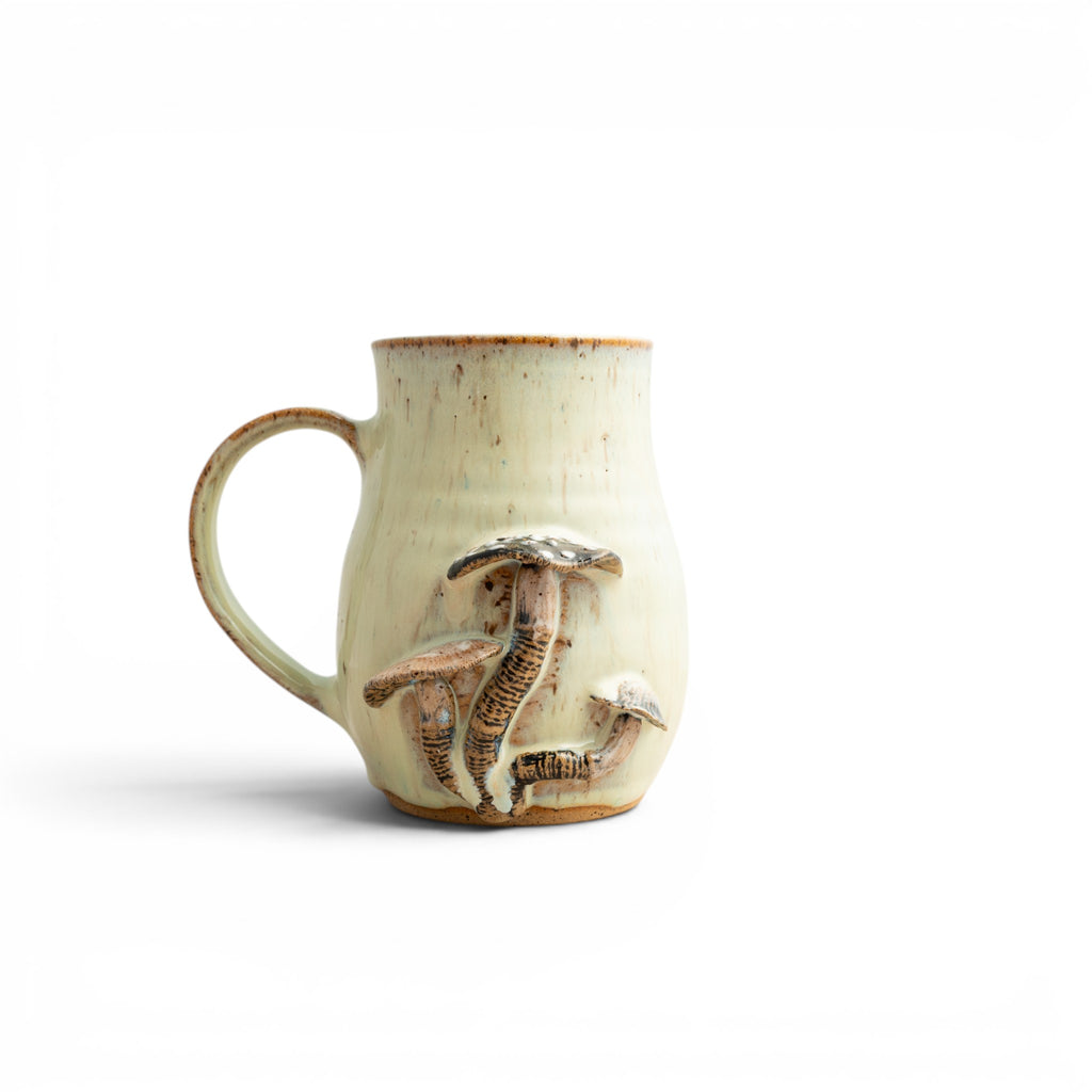 Cream/Brown Mushroom Mug