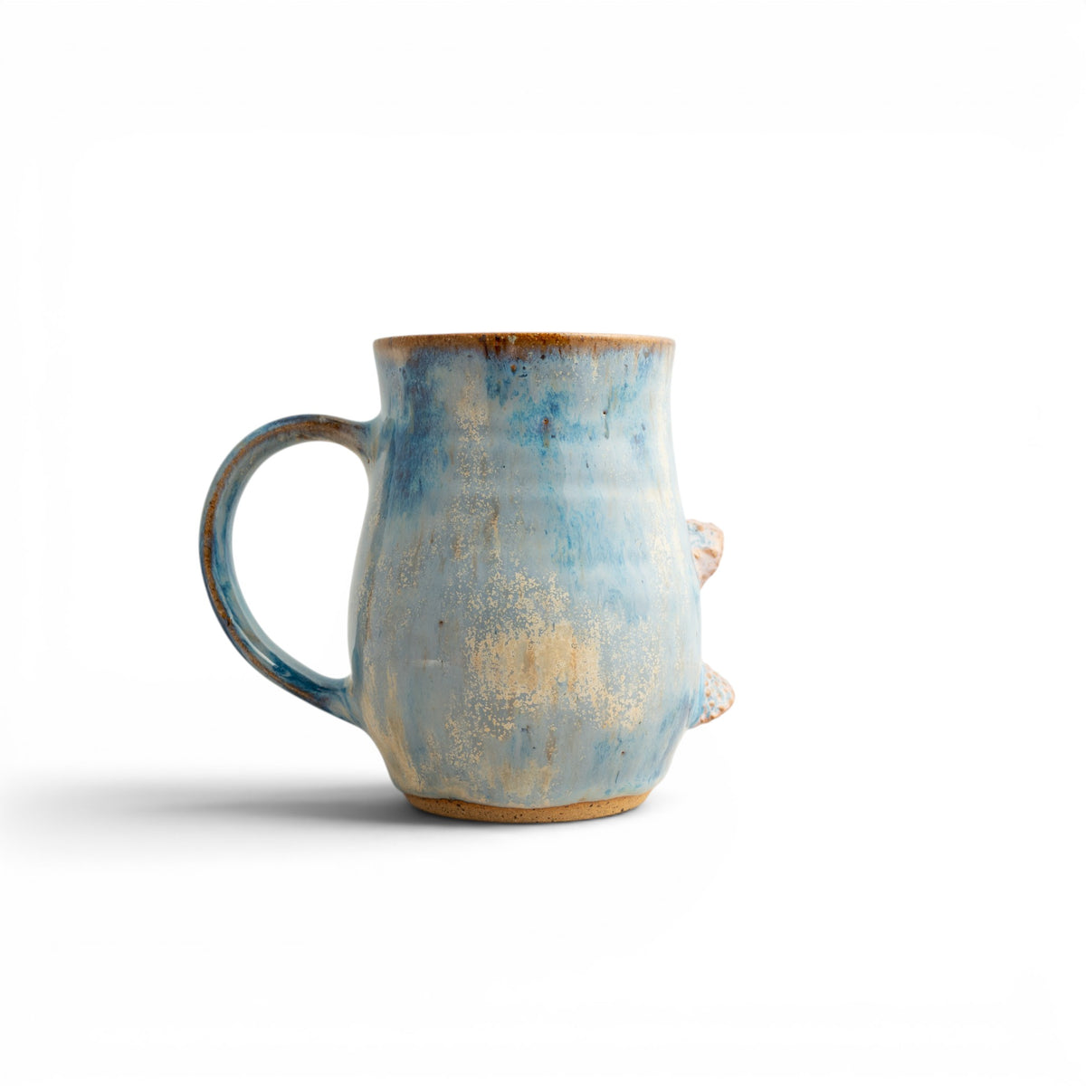 Blue Aster Mushroom Mug