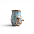 Blue Aster Mushroom Mug